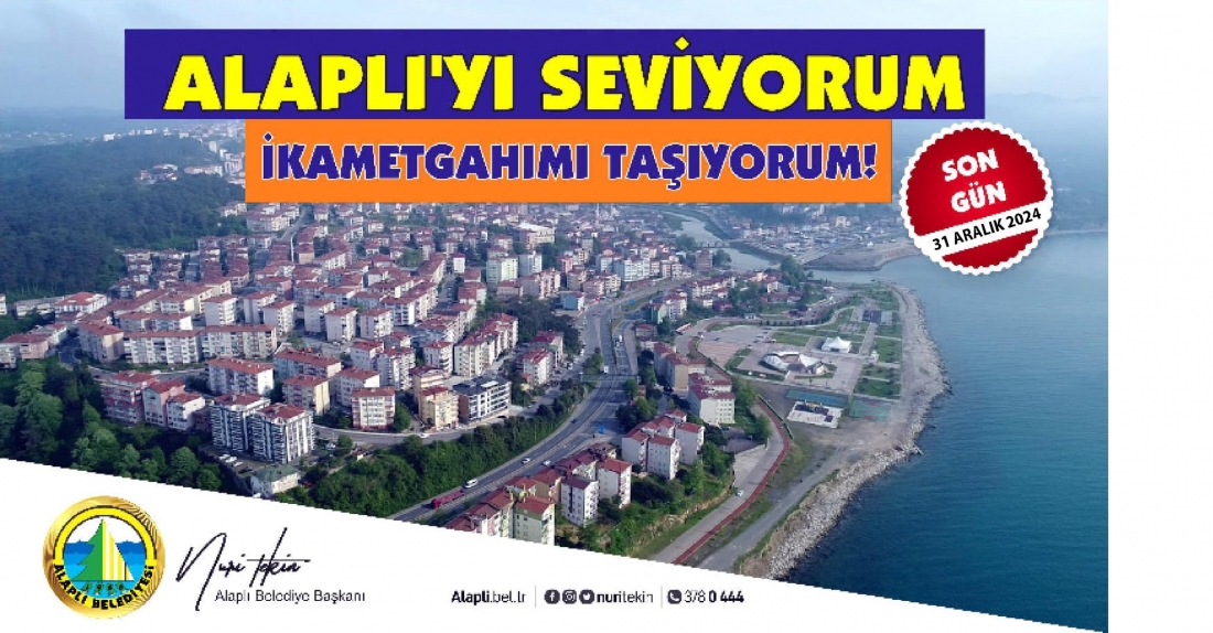 ALAPLI'YI SEVİYORUM İKAMETGAHIMI TAŞIYORUM.