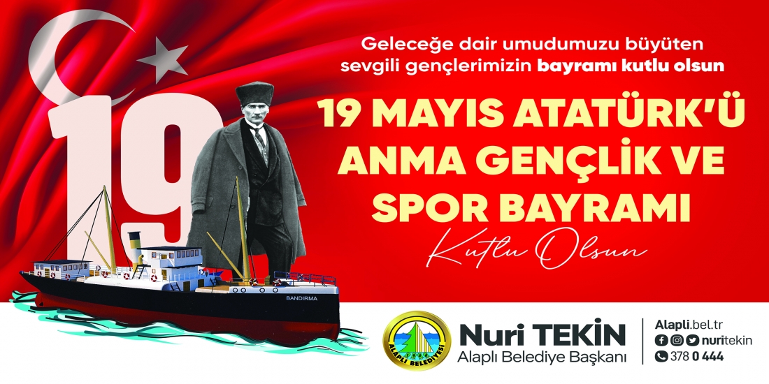 BAŞKAN NURİ TEKİN’DEN 19 MAYIS MESAJI