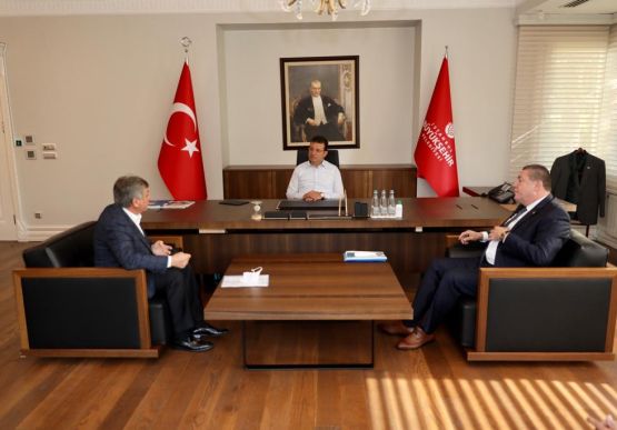 Belediye Başkanımız Nuri Tekin, İstanbul Büyükşehir Belediye Başkanı Ekrem İmamoğlu’nu ziyaret etti.