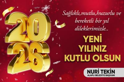 YENİ YILINIZ KUTLU OLSUN...